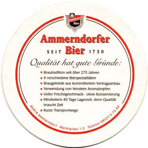 ammerndorf fue-by ammern rund 2b (215-qualitt hat gute-schwarzrot) 
